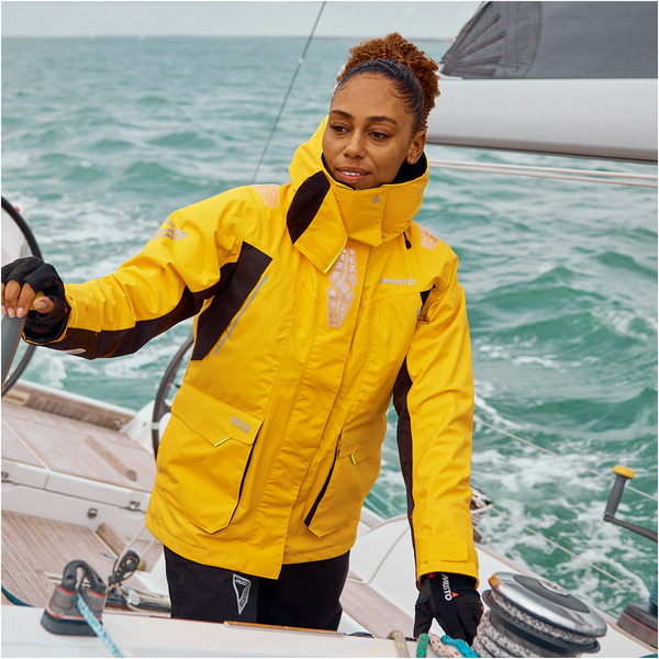 2025 Musto Dame BR2 Offshore Sejlerjakke 2.0 82085 - Gold